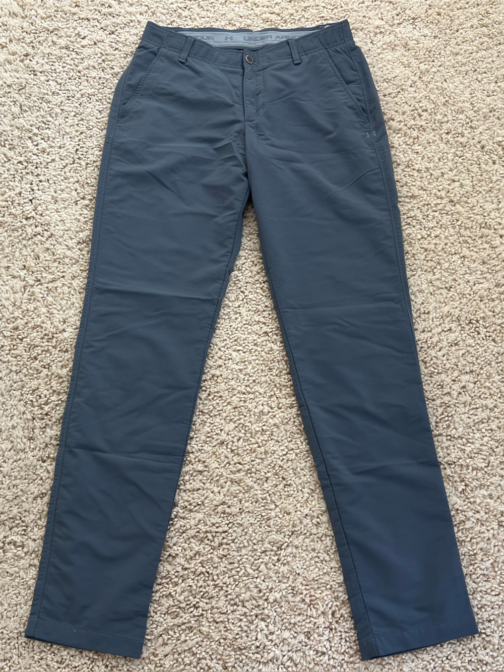 Under Armour Men's Athletic Golf Pants in Gray Size 33/34